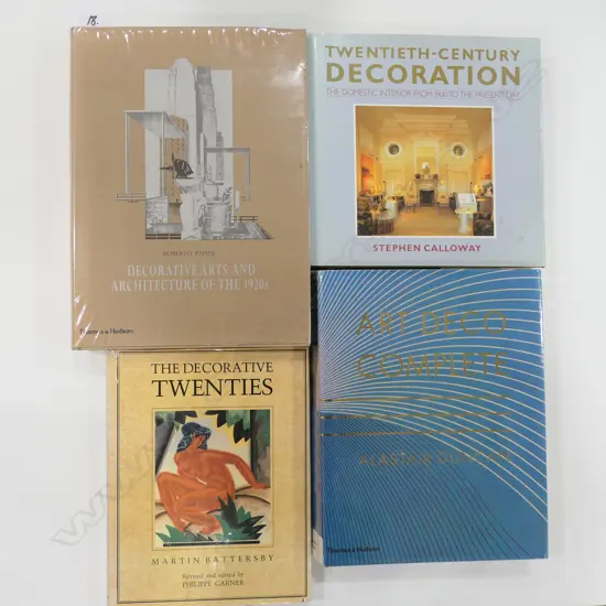 FOUR PUBLICATIONS: DECORATIVE ART HISTORY
